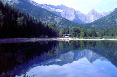 Goat Haunt Ranger Station.