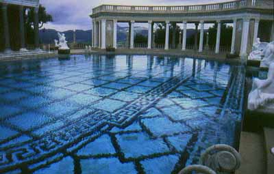 Swimming Pool at Hearst Castle near San Simeon.