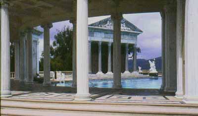 Pool Colonnades at Hearst Castle.
