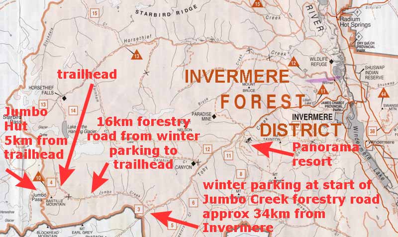 Forestry Road Access Map