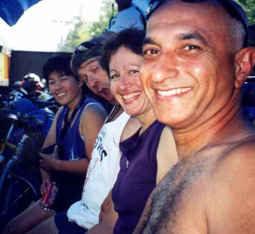 Riding the Kettle Valley Heritage Steam Train.