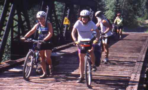 A fine bridge and trail on the way to Merritt from Brodie.