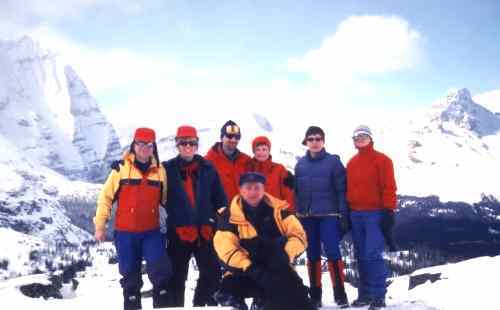 Group Pic at Opabin Plateau.