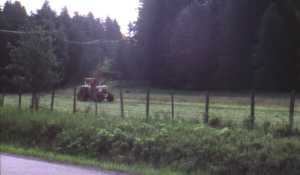 Tractor Man.  Photo credit:  Peter LaGrandeur  July 1999.