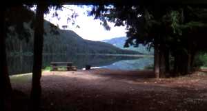 Wap Lake.  Photo credit:  Peter LaGrandeur  July 1999.