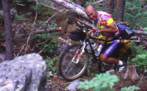 This trail is not steep enough yet!