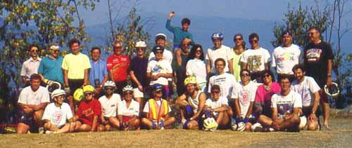 1994 Group Photo at Galena Rest Stop on Upper Arrow Lake.